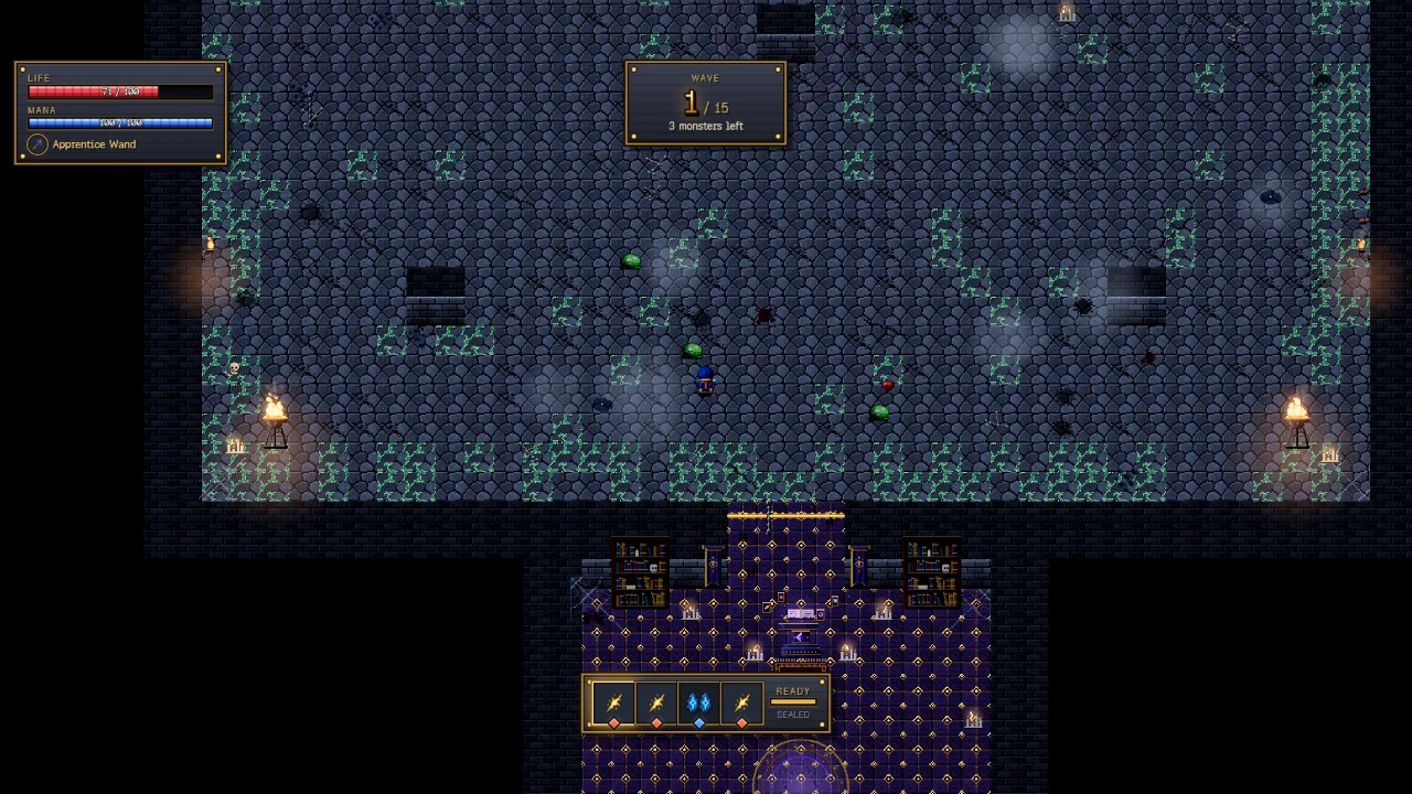 Wandcraft: Crypt of Combos: a moment in the game (1 of 1)