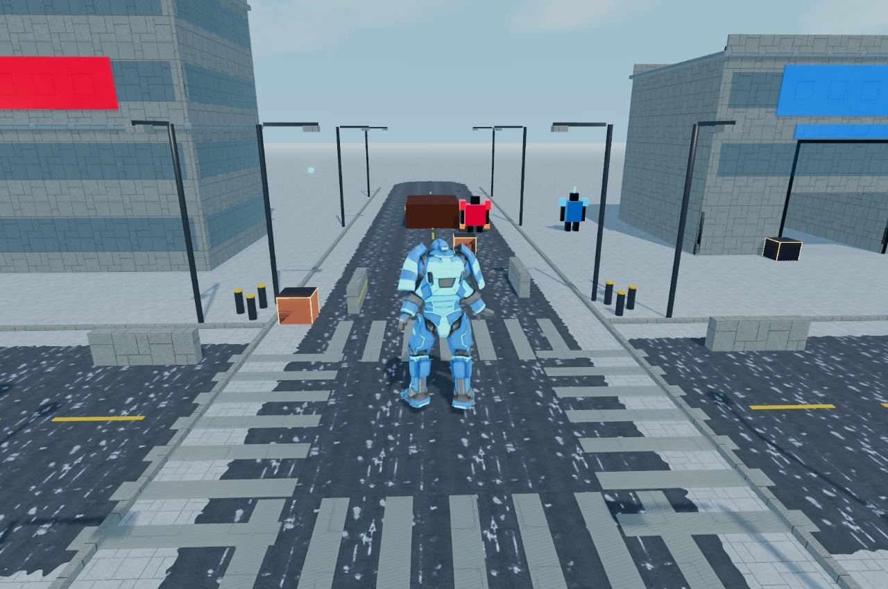 Mecha Hunters: a moment in the game (6 of 8)