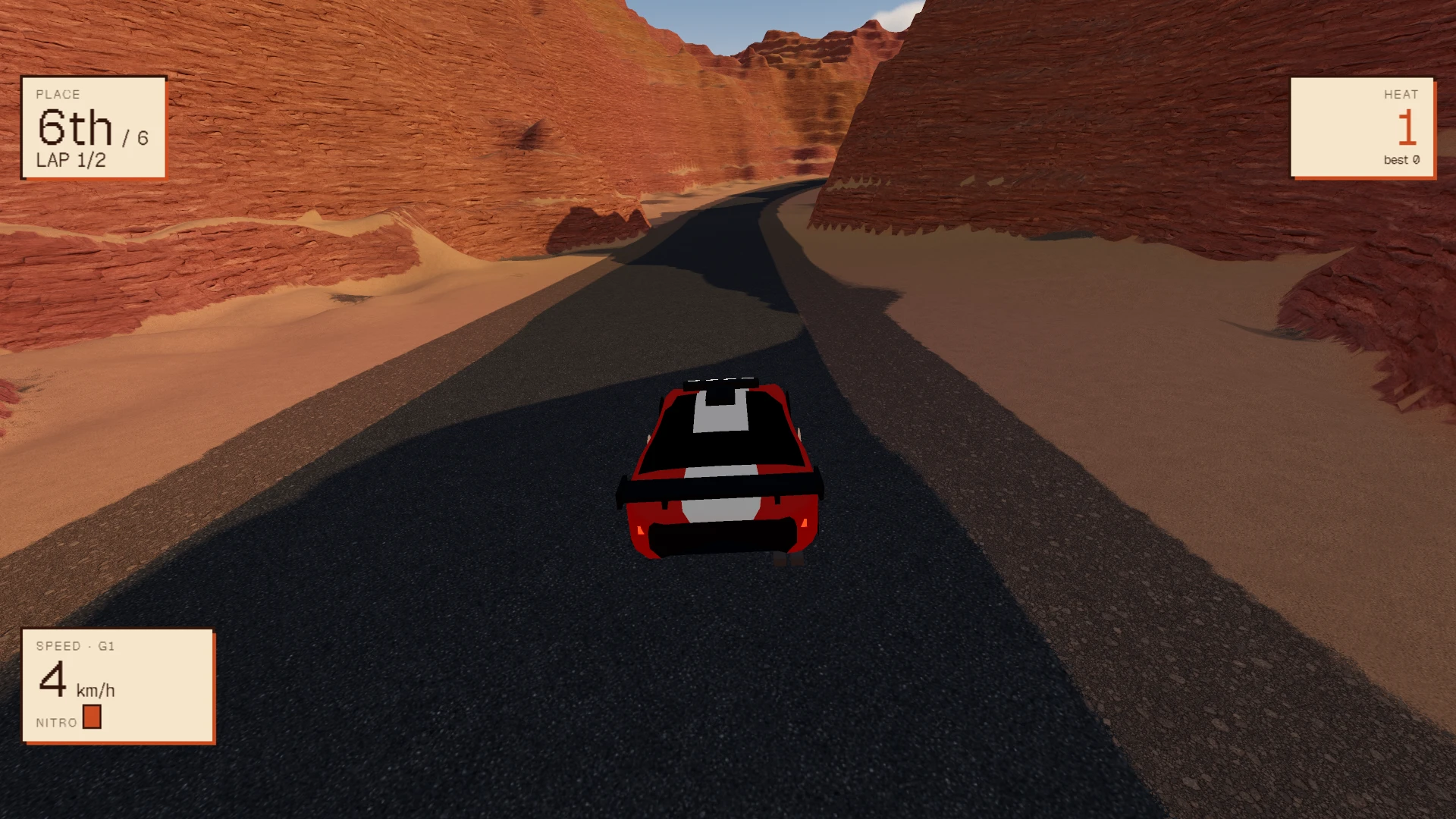 Canyon Heat: a moment in the game (1 of 1)