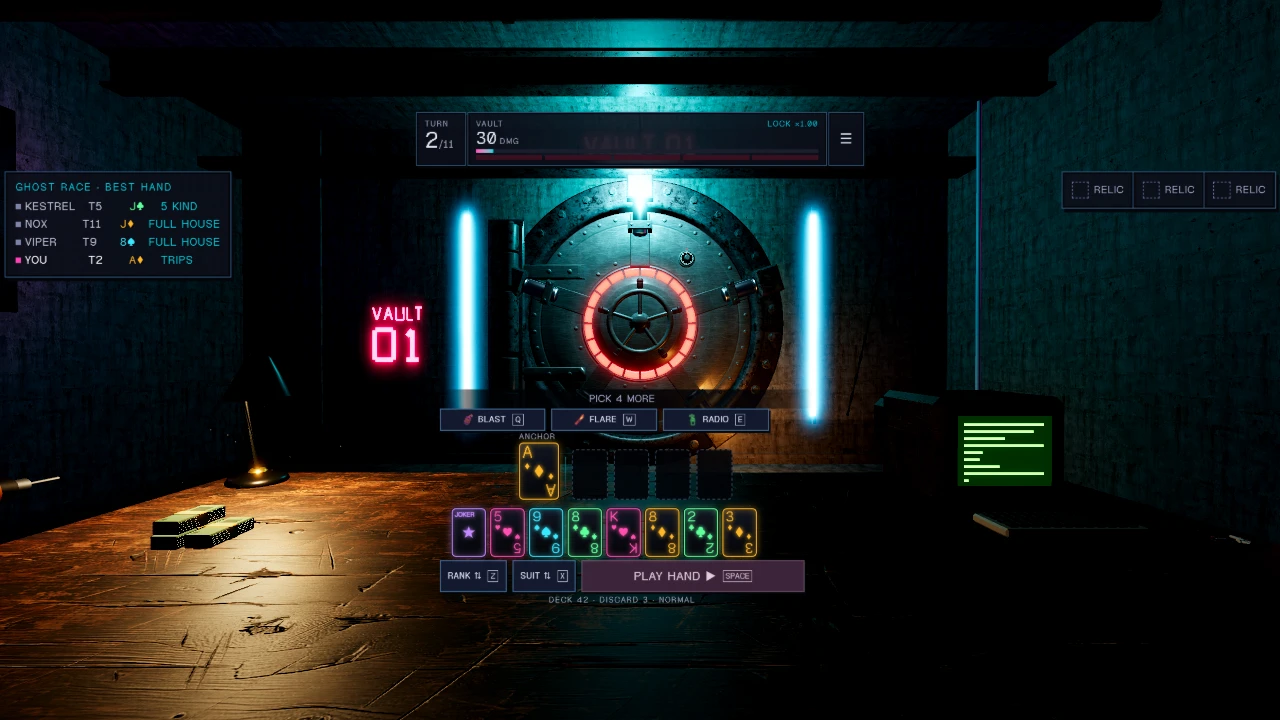 Royal Breach: Vault Breaker: a moment in the game (3 of 3)