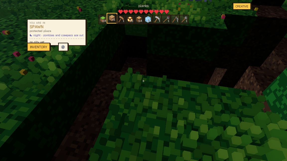 Minecraft SMP: a moment in the game (1 of 1)