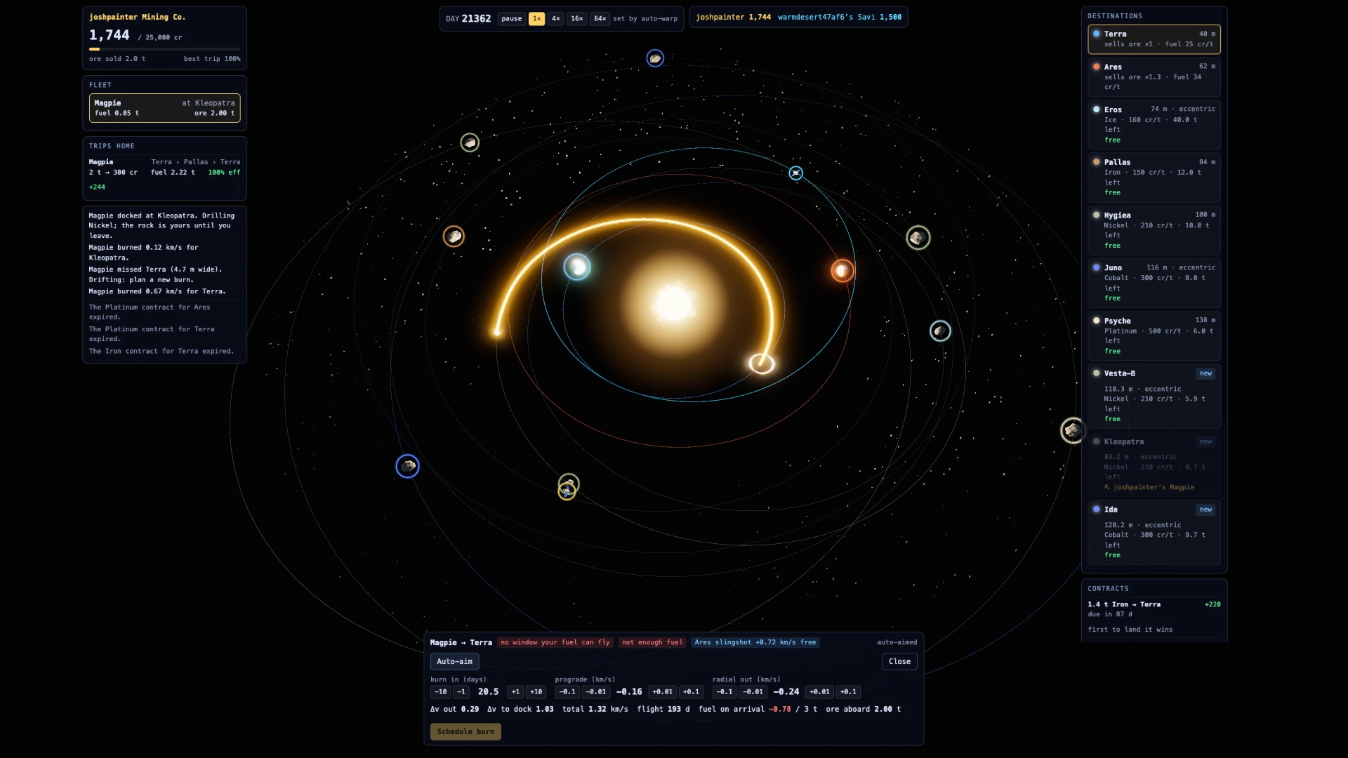 Delta-V Mining Co.: a moment in the game (1 of 1)