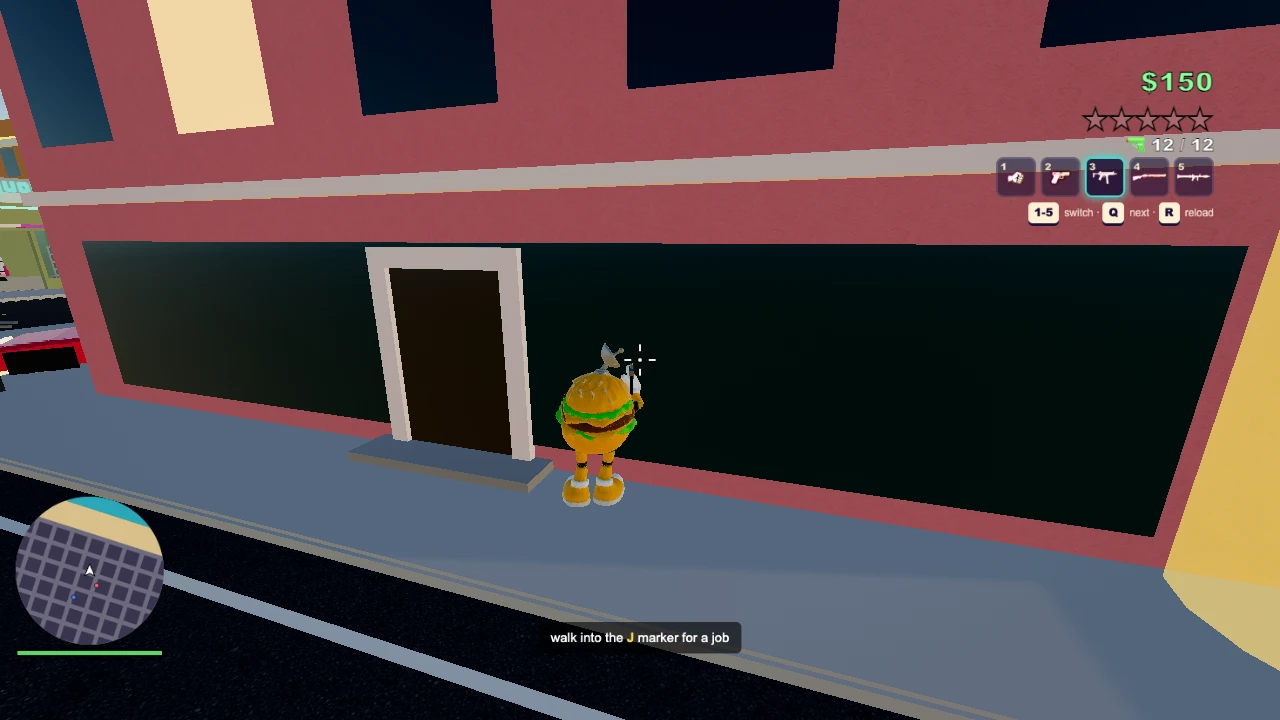 Spawn Theft Auto: Heist City: a moment in the game (1 of 1)