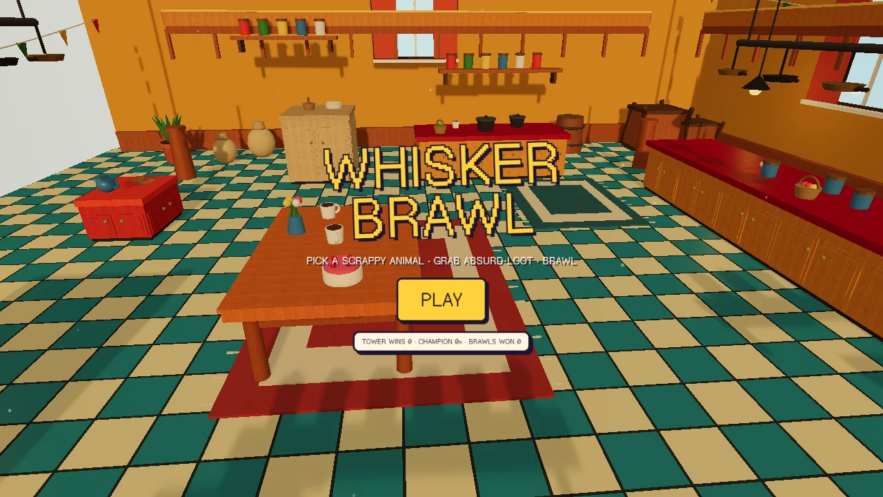 Whisker Brawl 3D: a moment in the game (1 of 3)