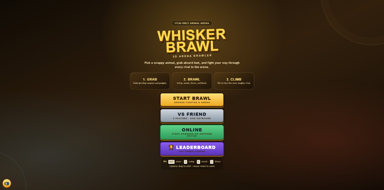 Whisker Brawl 3D: a moment in the game (3 of 3)