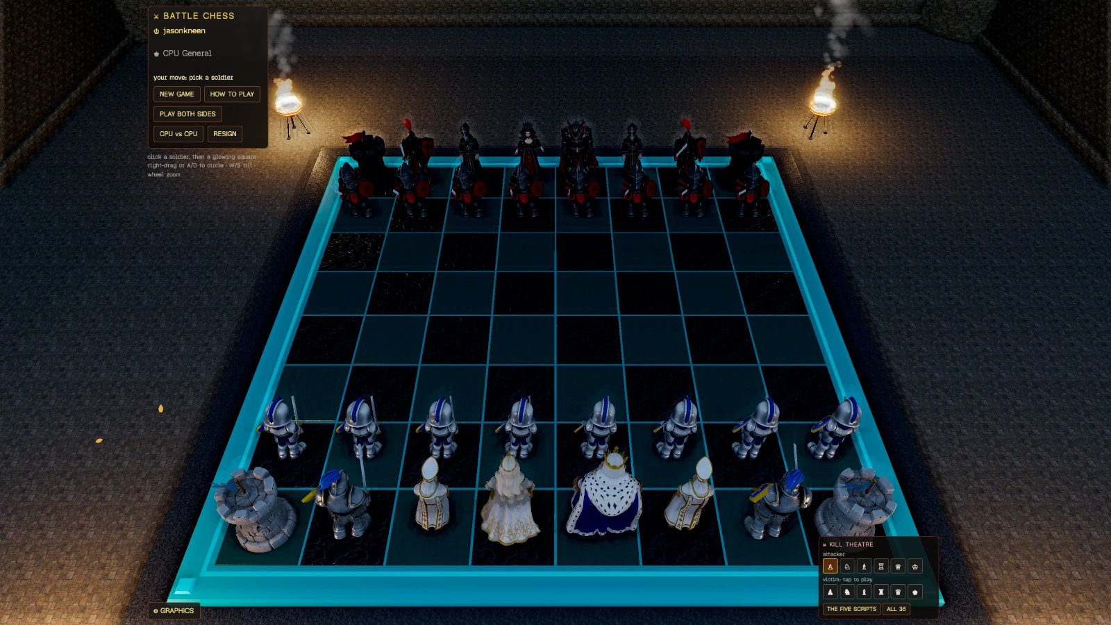 Battle Chess: a moment in the game (1 of 2)