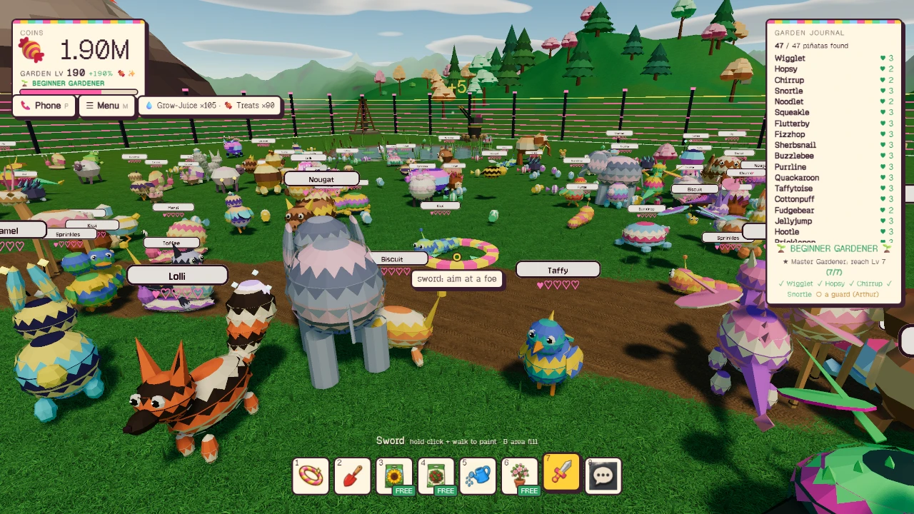 Piñata Patch: a moment in the game (1 of 1)