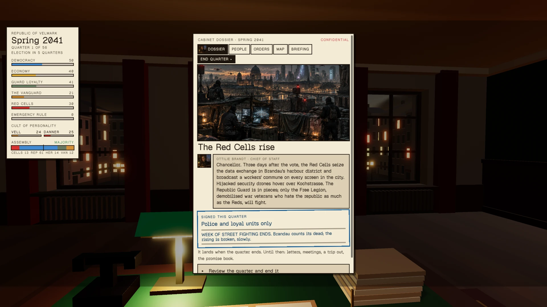 The Fragile Republic: a moment in the game (1 of 1)