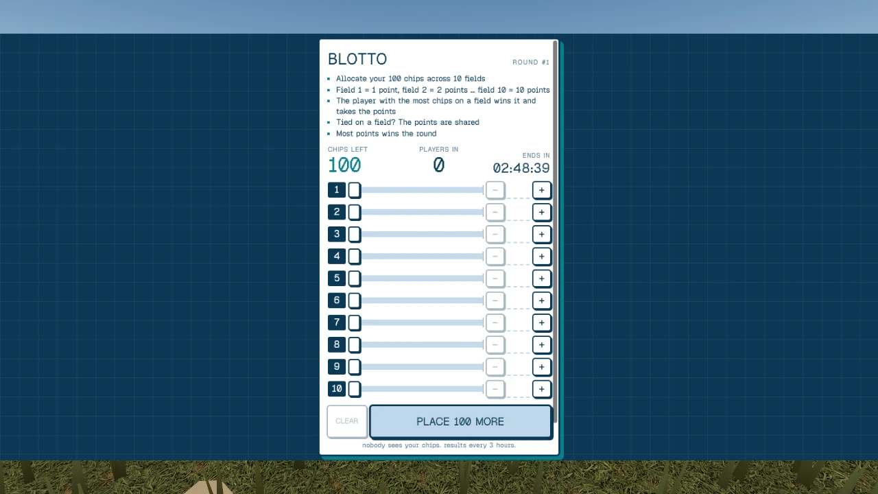 Blotto: a moment in the game (1 of 1)