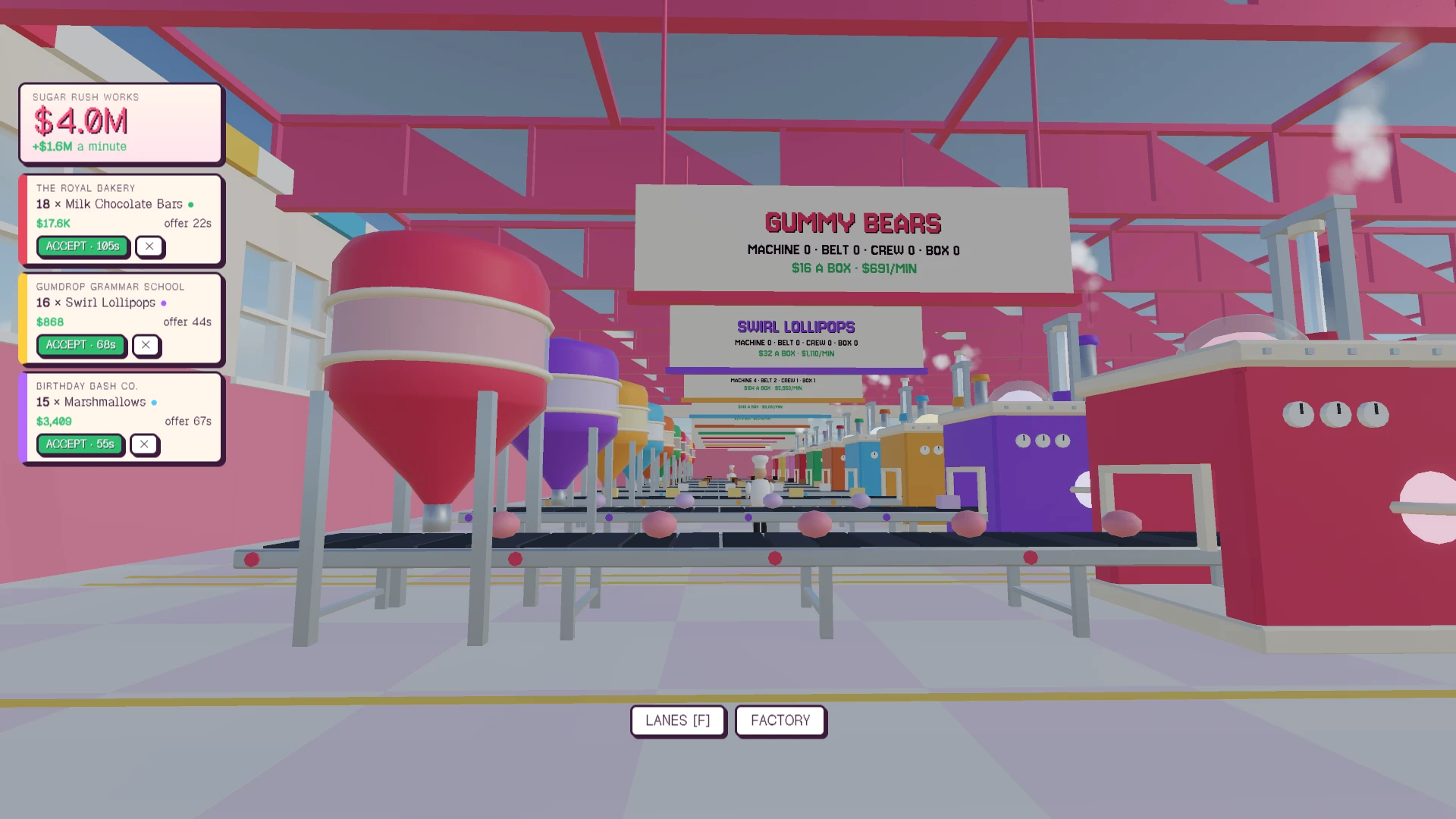 Sugar Rush Works: a moment in the game (3 of 5)