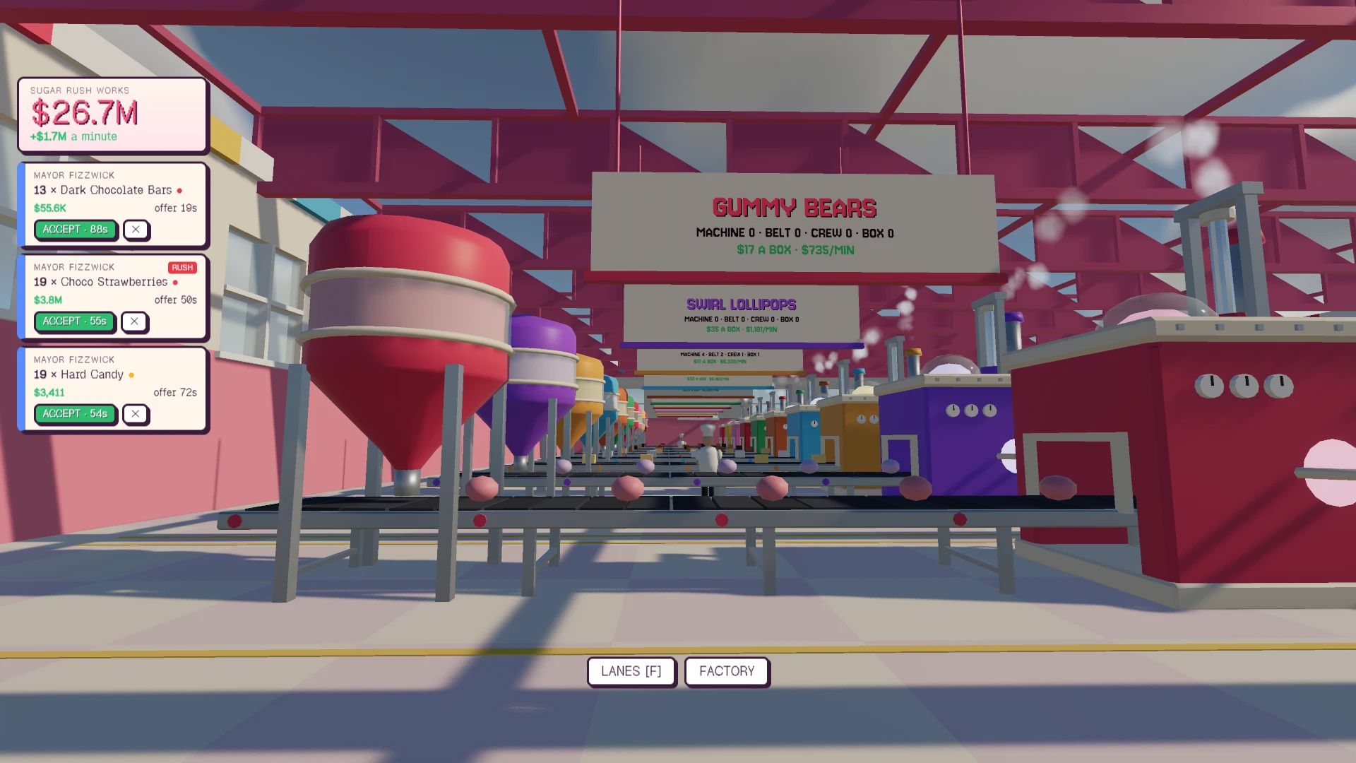 Sugar Rush Works: a moment in the game (1 of 5)