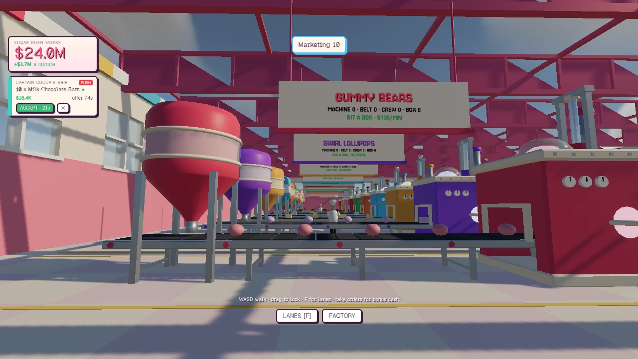 Sugar Rush Works: a moment in the game (2 of 5)