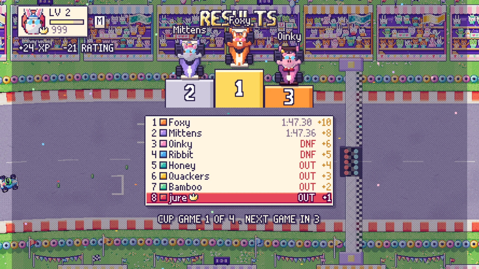 Pocket Rally: a moment in the game (1 of 1)