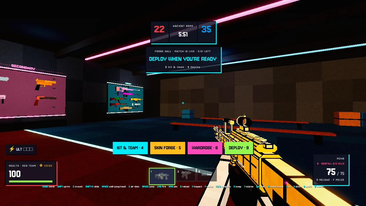 Blockforge Arena: a moment in the game (1 of 1)