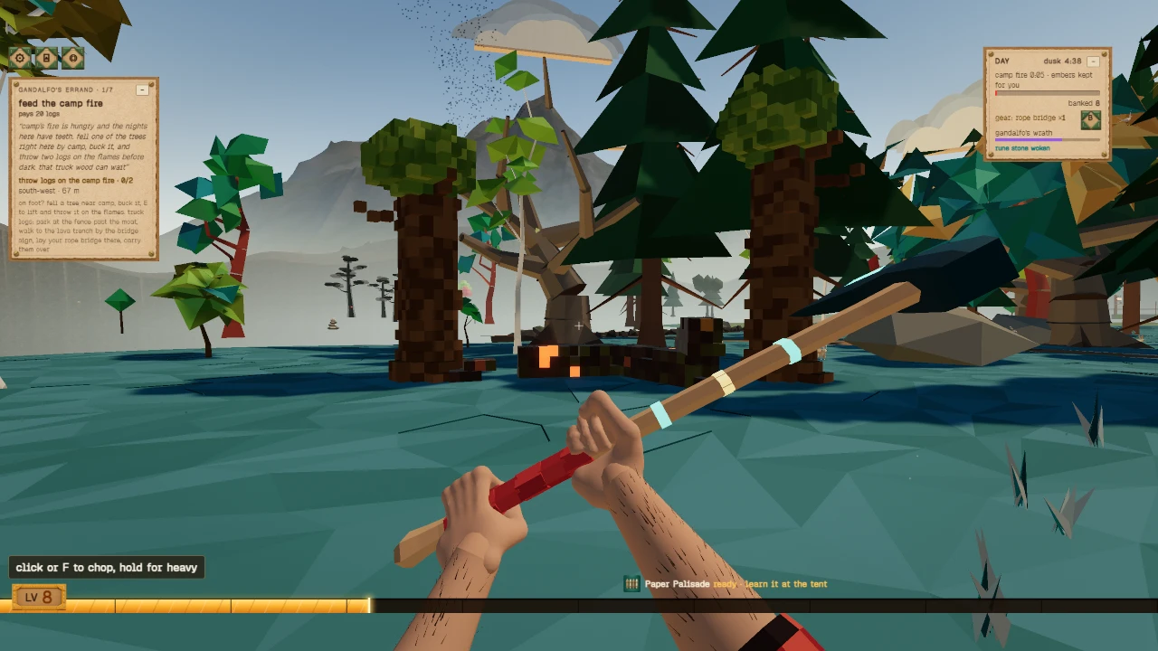 Lumberjack Legends: a moment in the game (2 of 5)