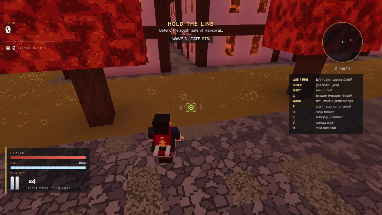 Attack on Titan Craft: Ember Dusk: a moment in the game (2 of 2)