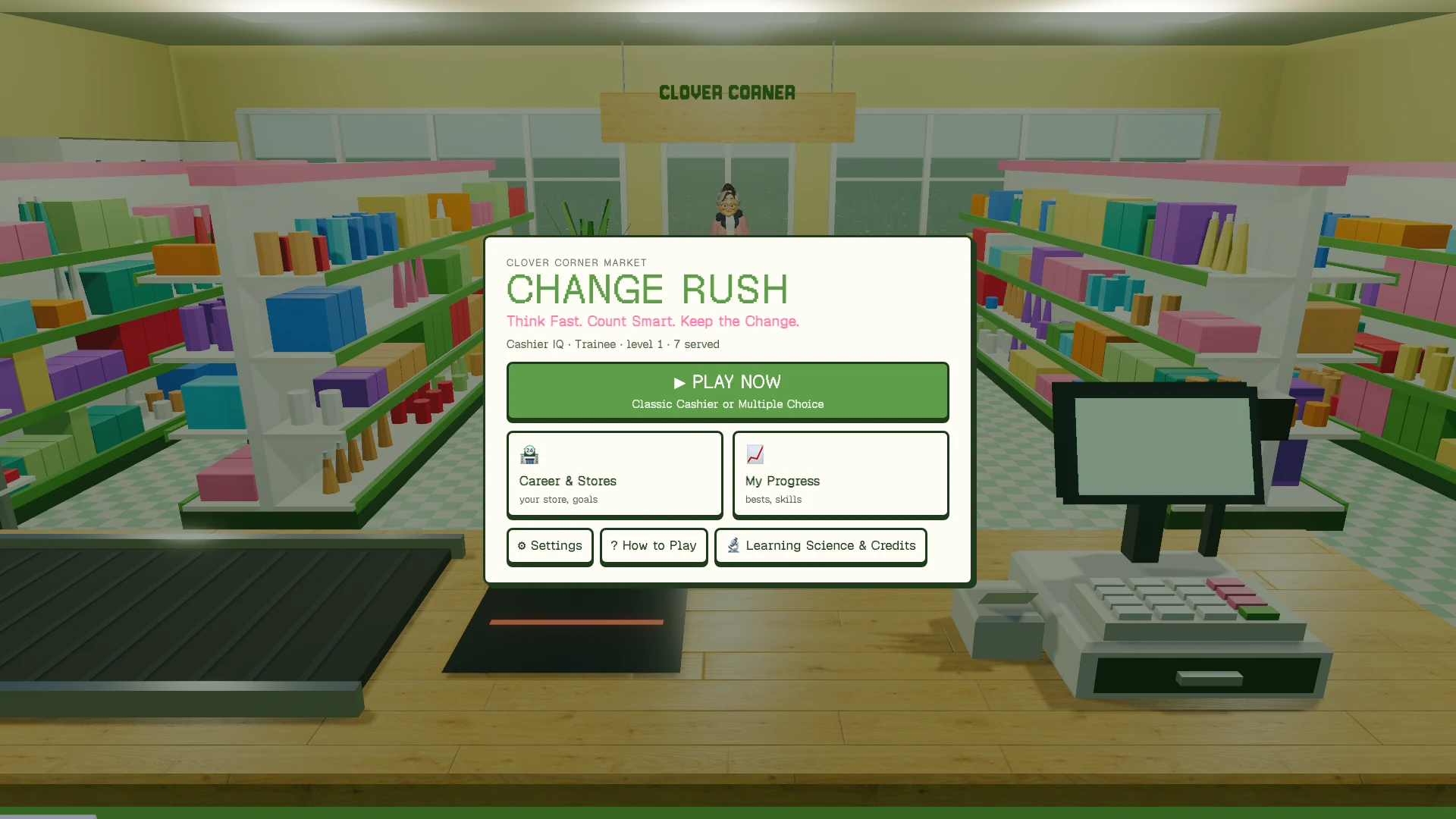 CHANGE RUSH: Cashier IQ: a moment in the game (2 of 2)