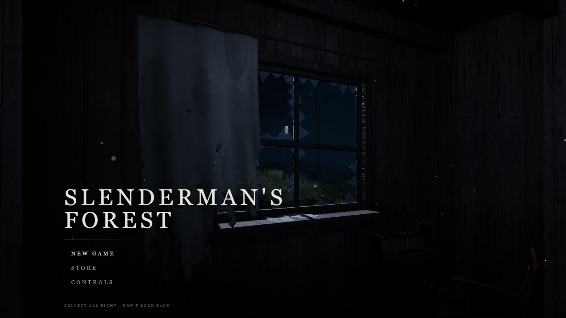Slenderman's Forest: a moment in the game (2 of 3)