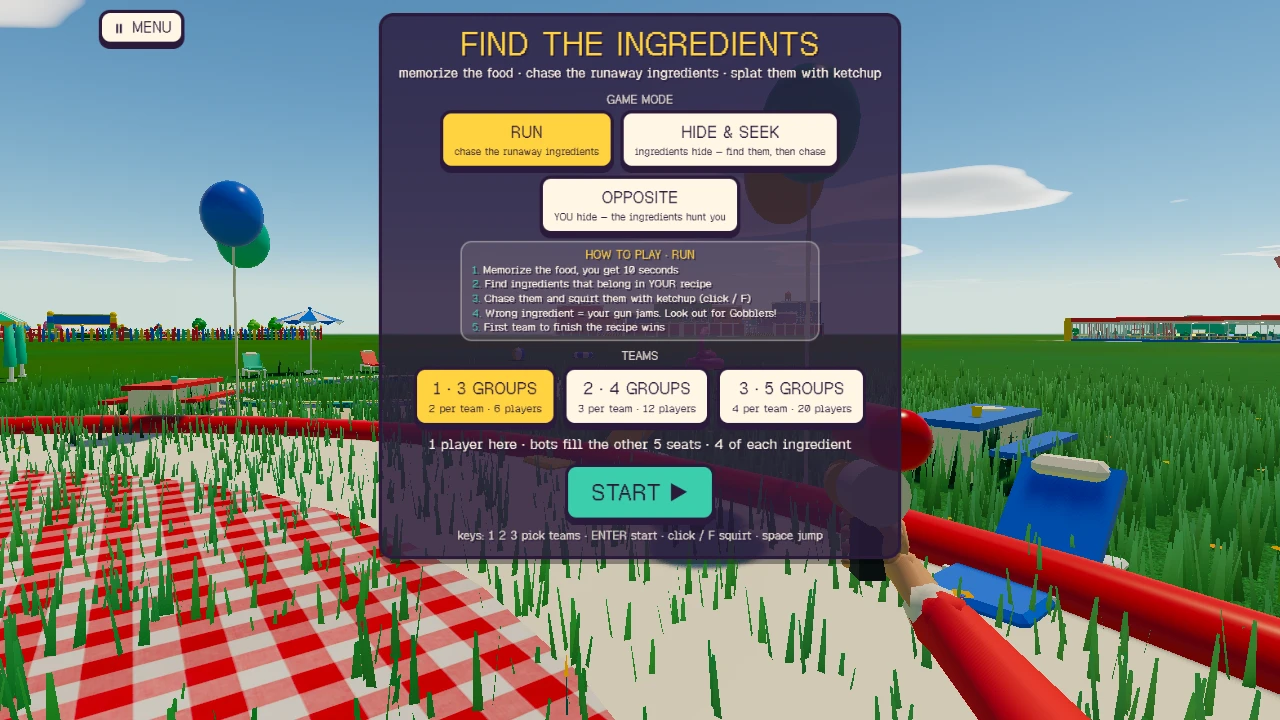 Find the Ingredients: a moment in the game (2 of 5)