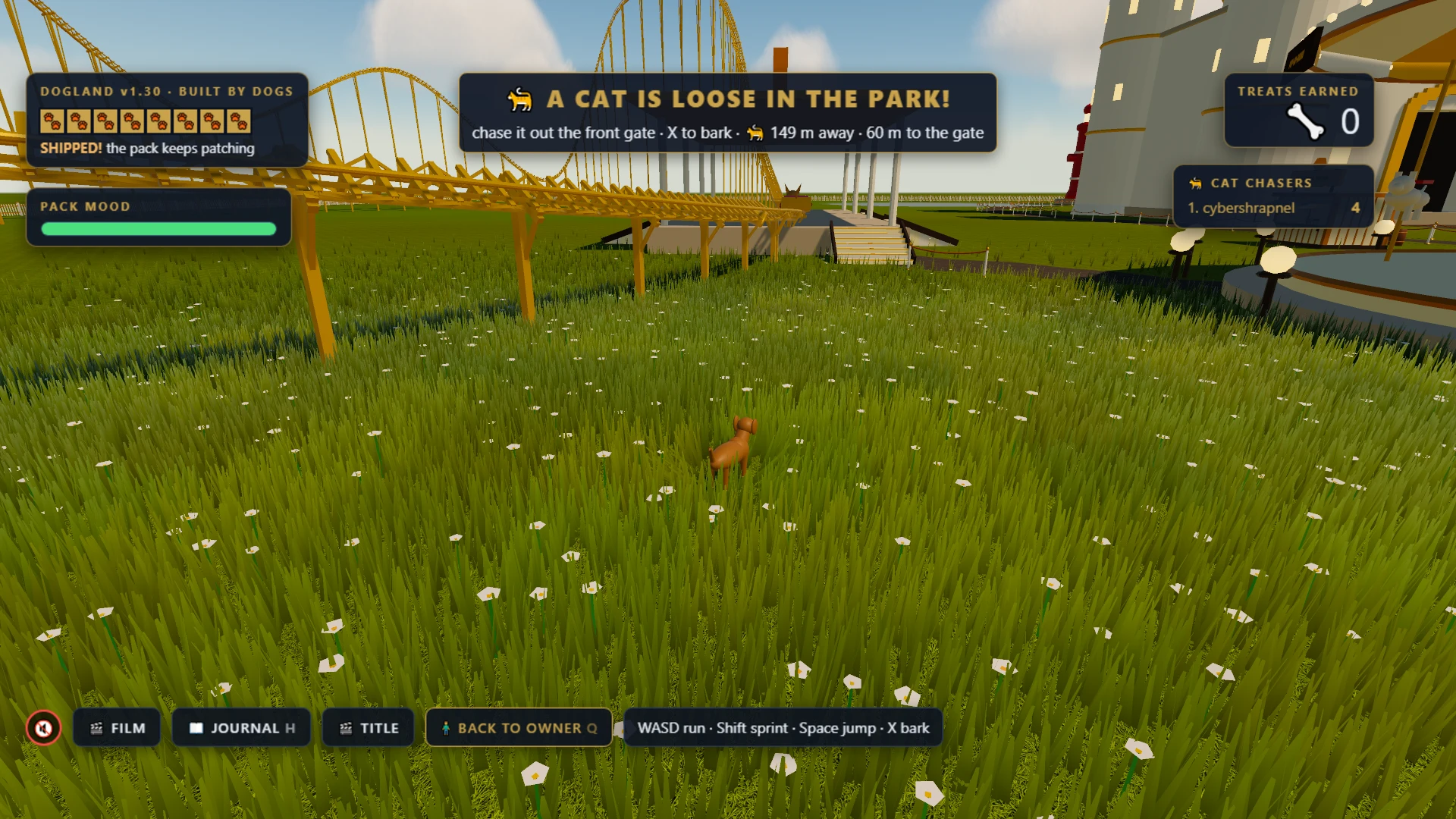 DOGLAND: Built By Dogs: a moment in the game (6 of 6)