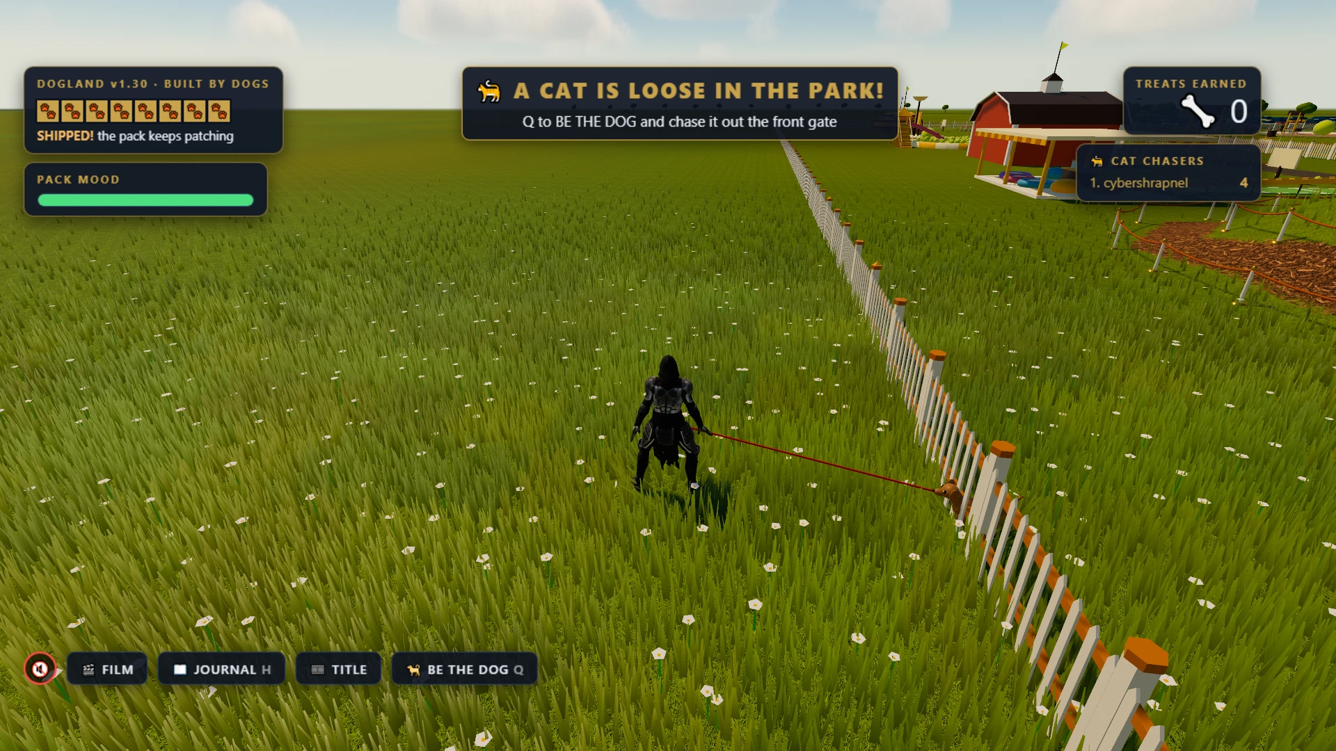 DOGLAND: Built By Dogs: a moment in the game (1 of 6)