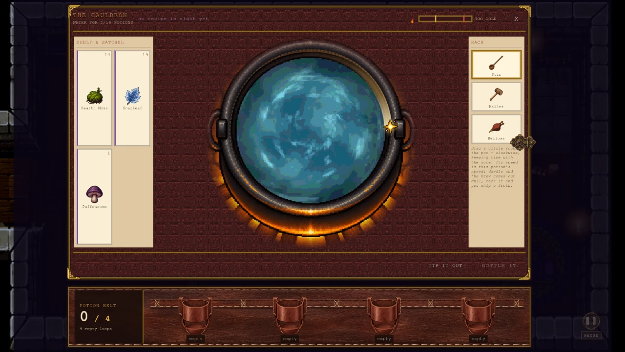 Witch's Brew: a moment in the game (1 of 1)