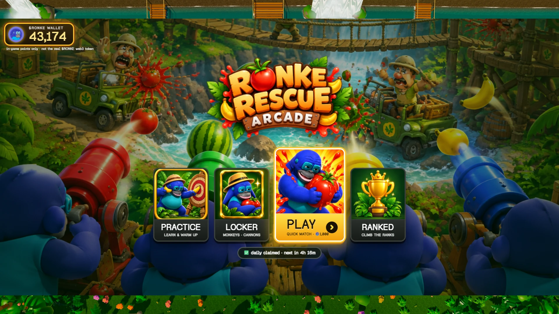 Ronke Rescue Arcade: a moment in the game (1 of 4)