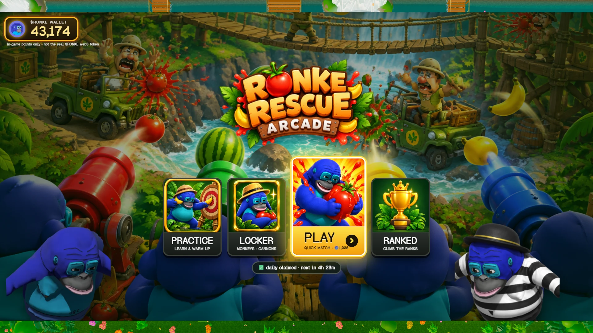 Ronke Rescue Arcade: a moment in the game (4 of 4)