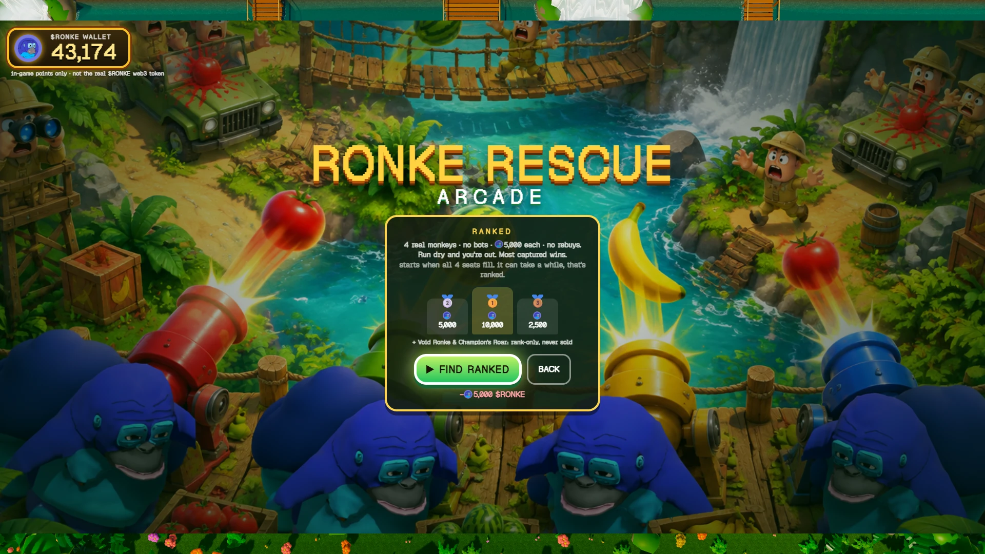 Ronke Rescue Arcade: a moment in the game (3 of 4)