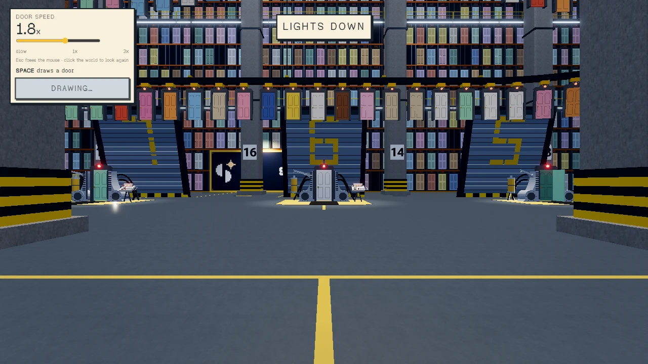 Spawn-Games-MonstersInc-Doors: a moment in the game (2 of 2)