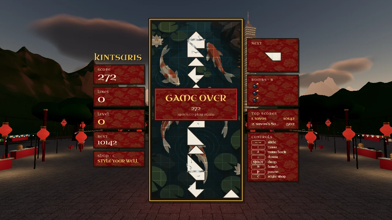 Kintsuris: a moment in the game (1 of 2)