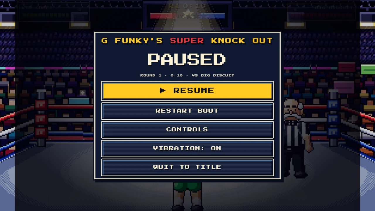 G Funky's Super Knock Out: a moment in the game (1 of 3)