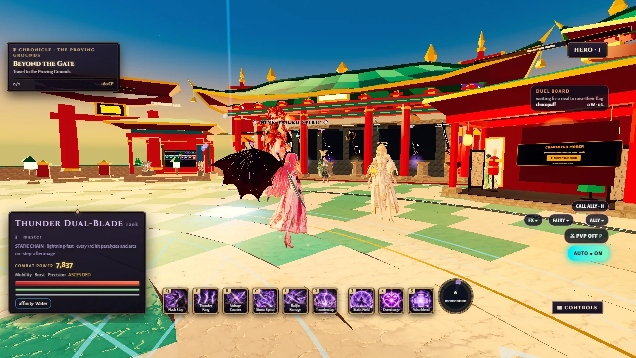 Elemental Blades: Arena of Ascension: a moment in the game (1 of 3)