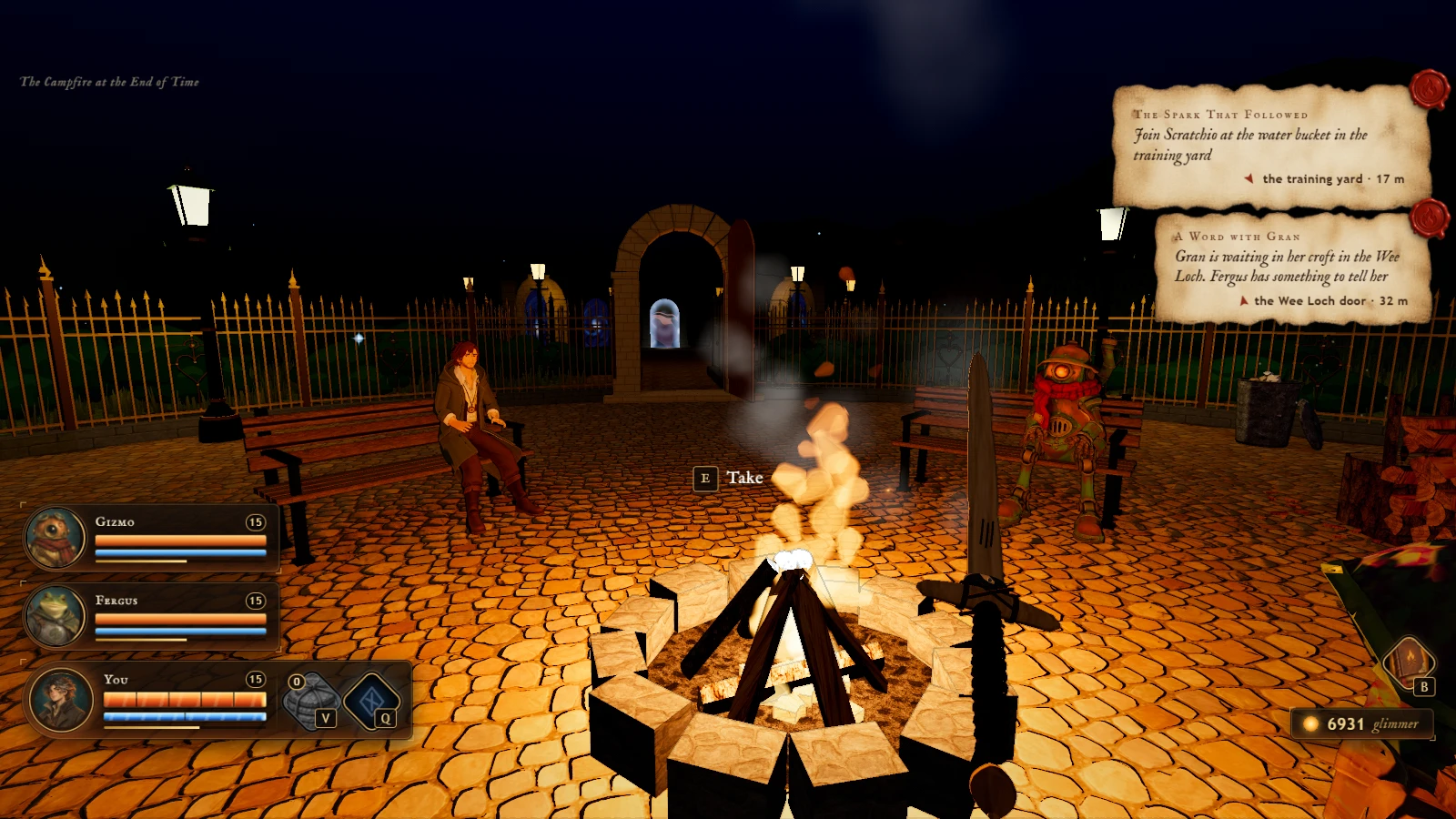 The Campfire at the End of Time: a moment in the game (11 of 15)
