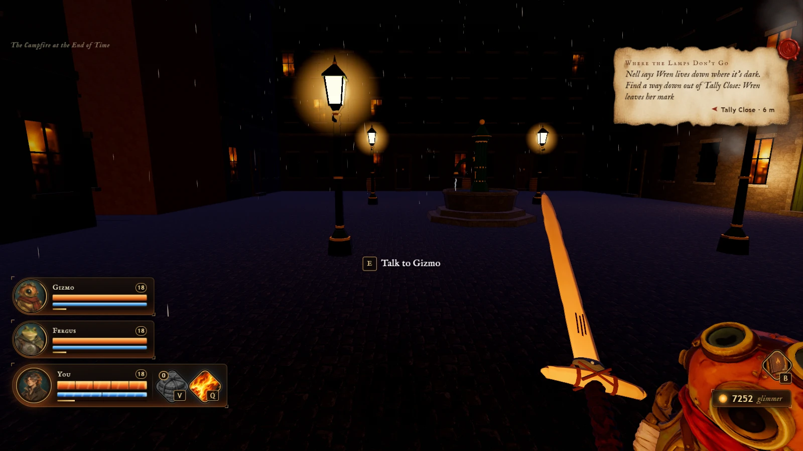 The Campfire at the End of Time: a moment in the game (1 of 15)
