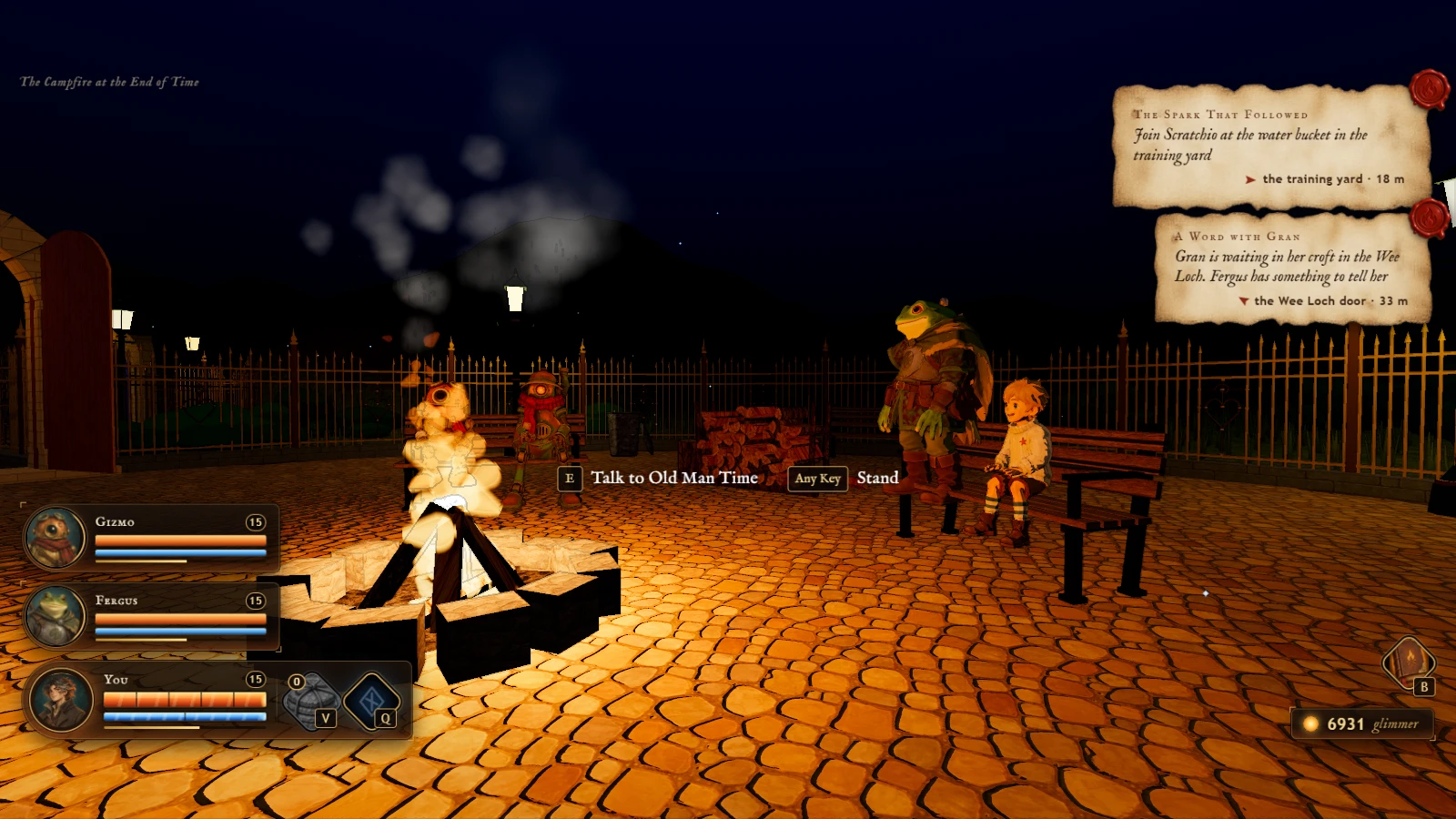 The Campfire at the End of Time: a moment in the game (12 of 15)