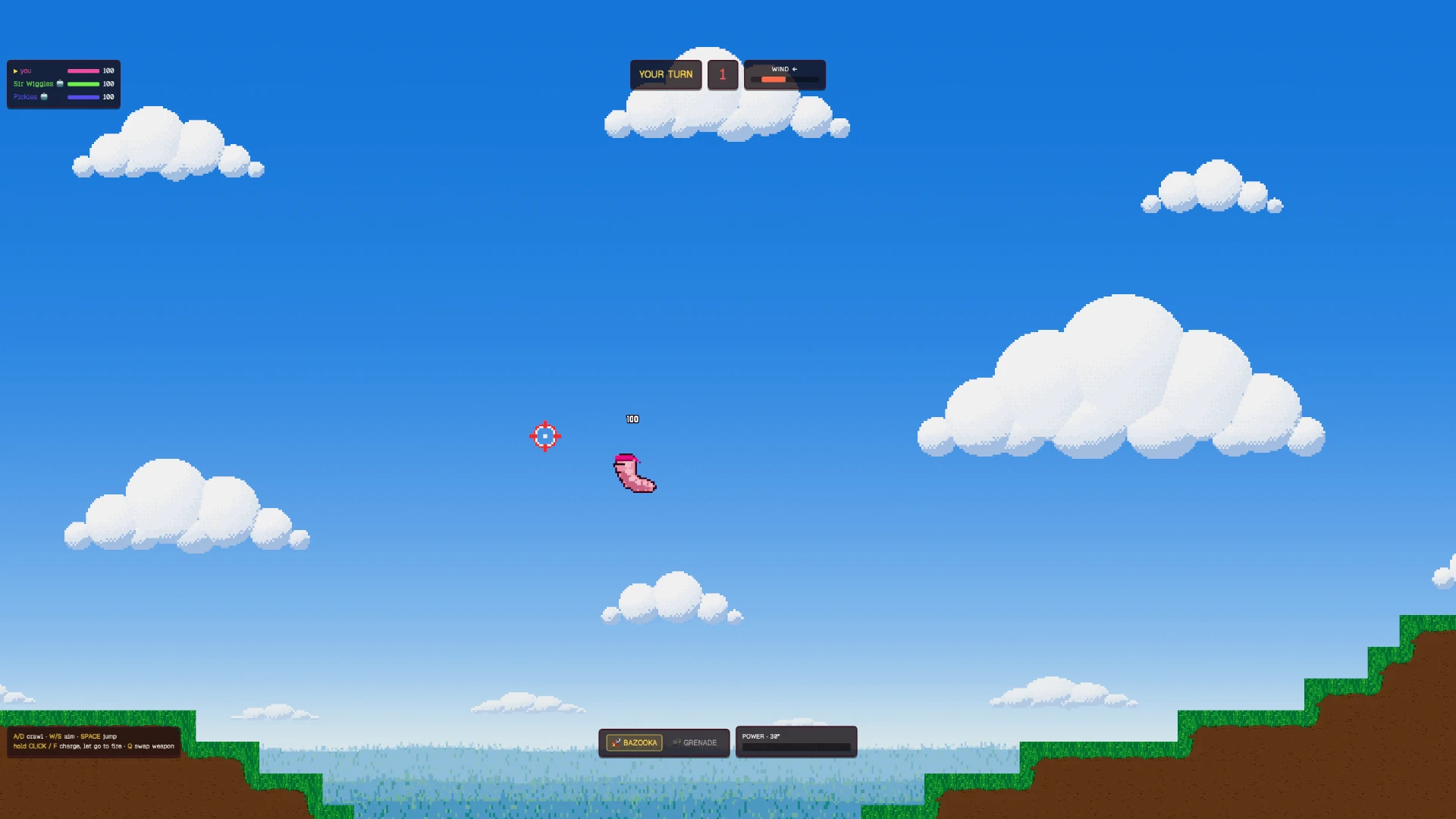 Worm War: a moment in the game (1 of 1)