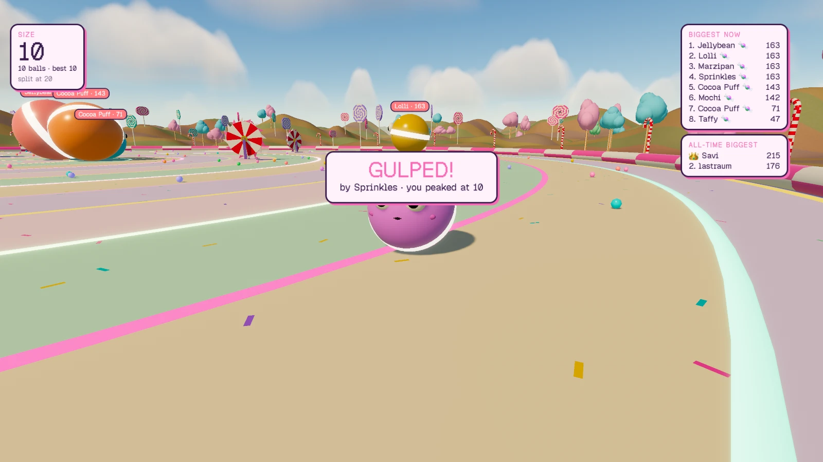 Gulp: a moment in the game (2 of 2)