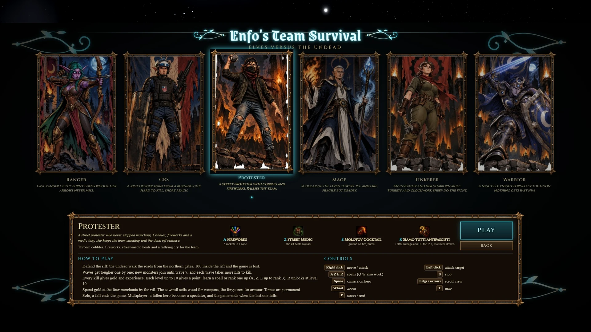 Enfo's Team Survival: a moment in the game (1 of 4)