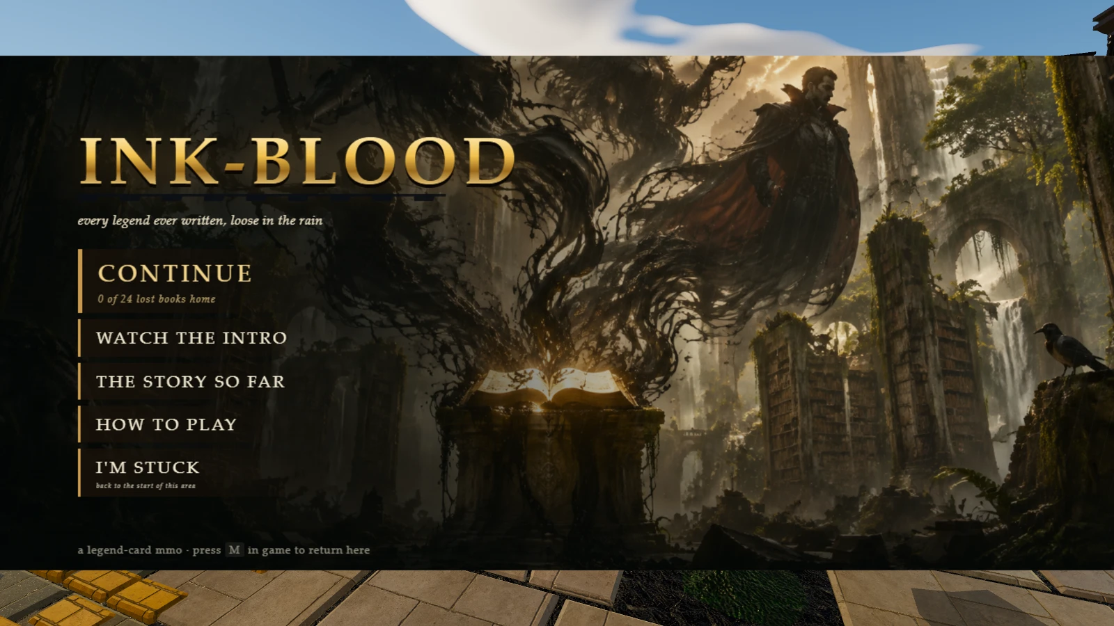 Ink-Blood: a moment in the game (1 of 2)