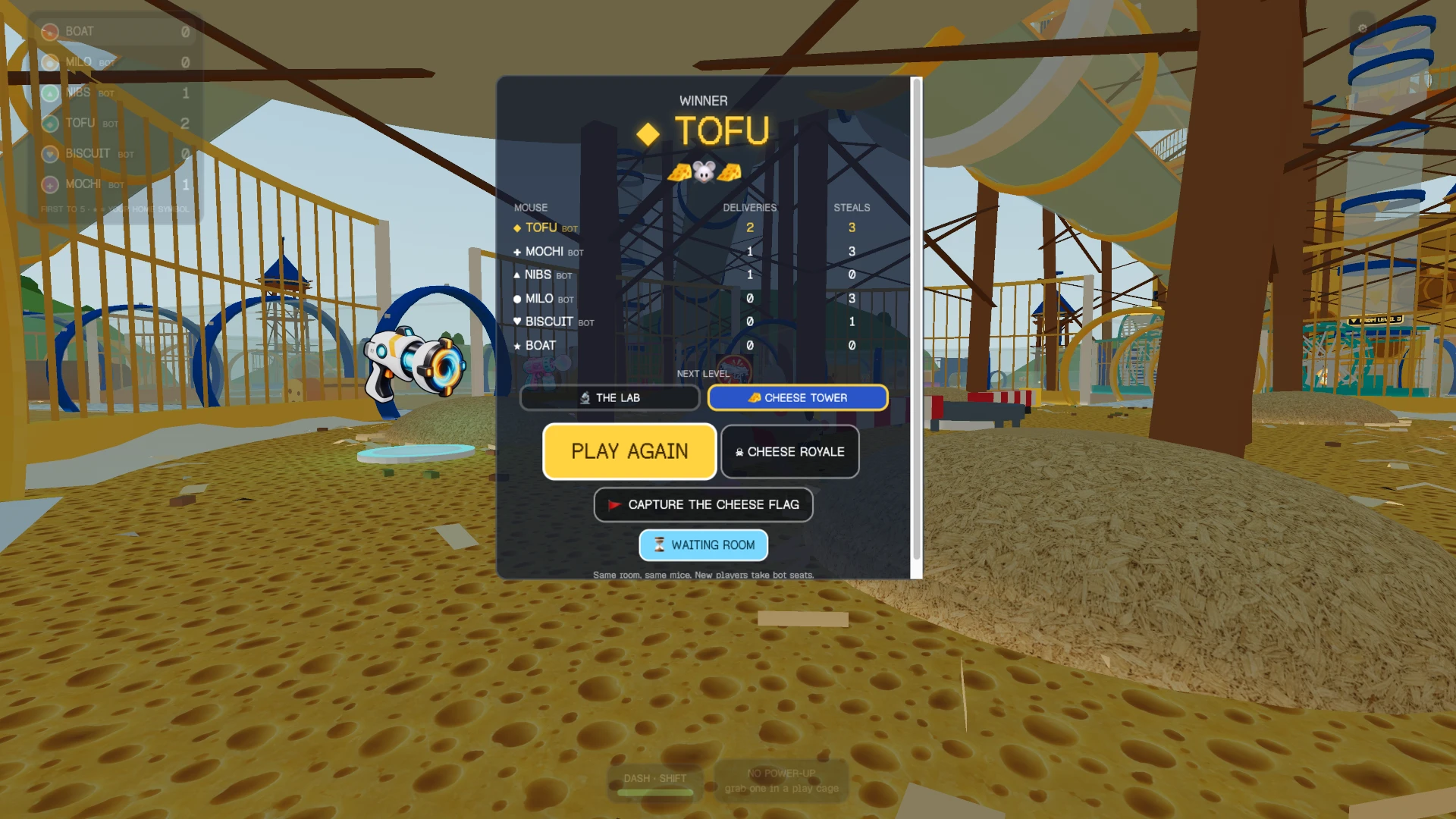 CHEESE HEIST: a moment in the game (3 of 8)