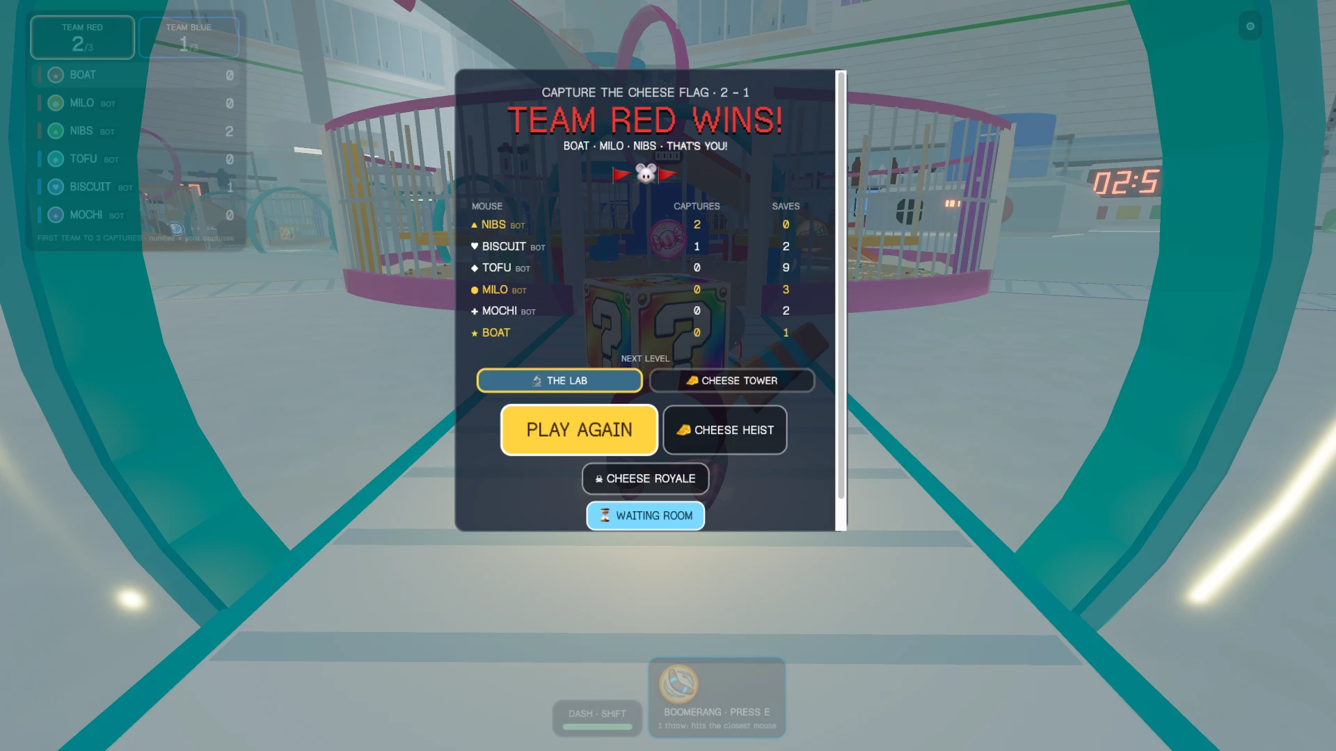 CHEESE HEIST: a moment in the game (3 of 8)