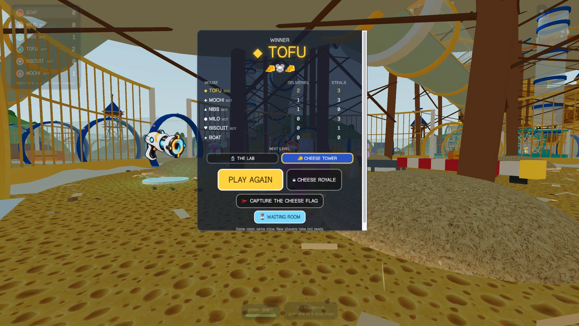 CHEESE HEIST: a moment in the game (4 of 8)
