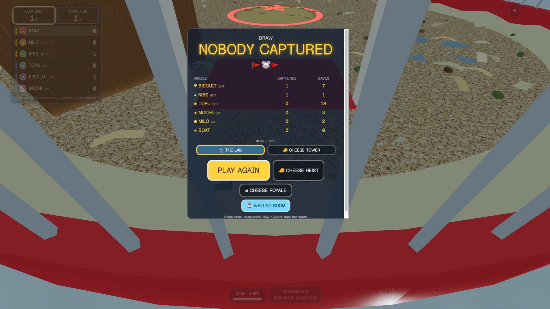 CHEESE HEIST: a moment in the game (4 of 8)